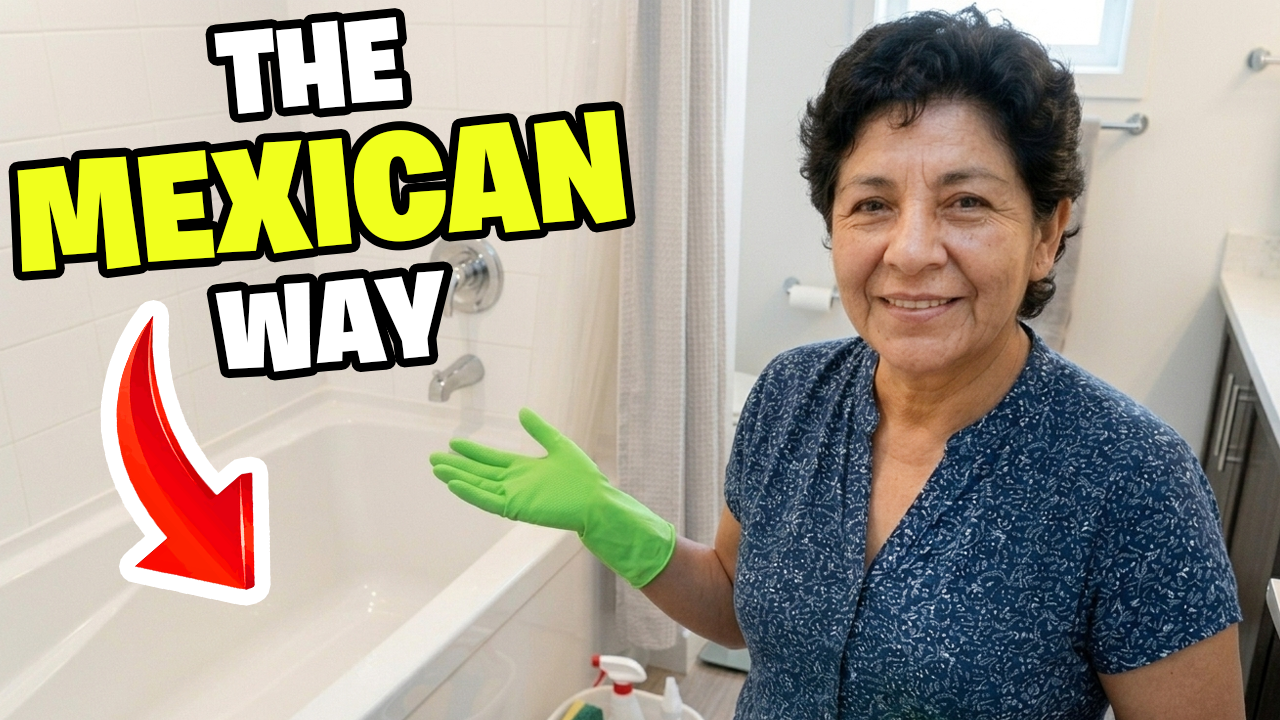 Marta’s kitchen cleaning video thumbnail with the words This Actually Works